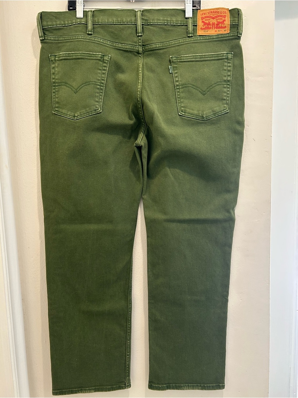 Men Levi's Slim Straight Jeans in Olive Green
